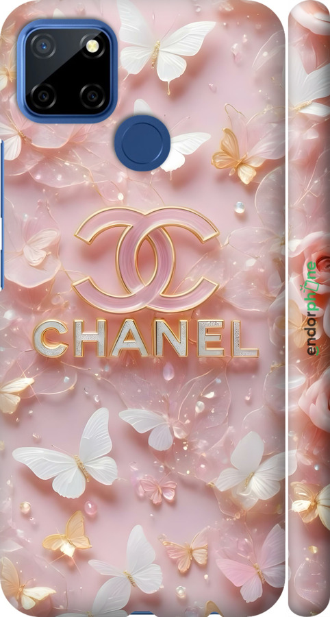 3D пластиковий матовий чехол Шанель для Realme C12 - 6366m-2240 изображение 