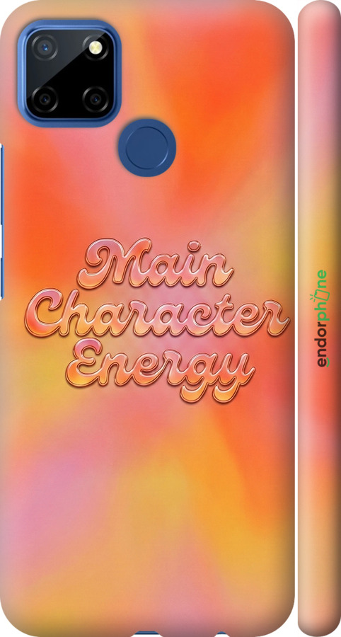 3D пластиковый матовый чехол Aura Gradient Main Character Energy Aesthetic Y2K для Realme 7i - 6783m-2486 изображение 