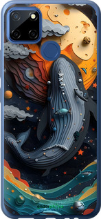 Силіконовий чехол Кит у космосі для Realme 7i - 6328u-2486 изображение 