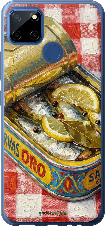 Силіконовий чехол Vintage Sardine Tin Phone для Realme 7i - 6772u-2486 изображение 