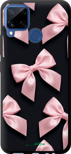TPU чехол Coquette Ribbons Dark Coquette для Realme C15 - 6767b-2063 изображение 