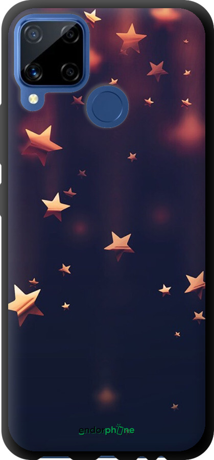TPU чехол Падаючі зірки для Realme C15 - 3974b-2063 изображение 