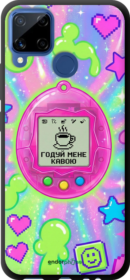 TPU чехол Y2K Aesthetic Retro Pet: Годуй мене кавою для Realme C15 - 6784b-2063 изображение 