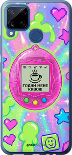 Силиконовый чехол 'Y2K Aesthetic Retro Pet: Годуй мене кавою' для Realme C15 изображение 5