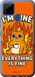 Силиконовый чехол 'Funny Cat' для Realme C15 изображение 5