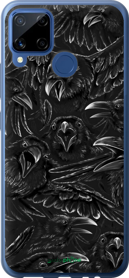 Силіконовий чехол Вороня лють для Realme C15 - 6474u-2063 изображение 