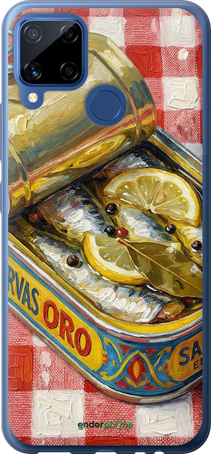 Силіконовий чехол Vintage Sardine Tin Phone для Realme C15 - 6772u-2063 изображение 