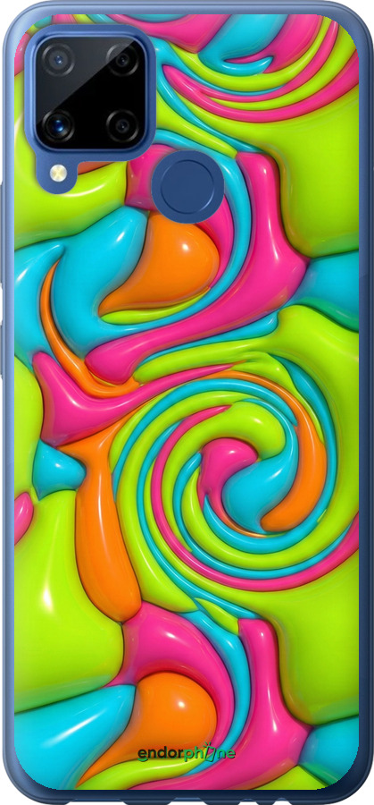 Силиконовый чехол Y2K Jelly Dream для Realme C15 - 6780u-2063 изображение 