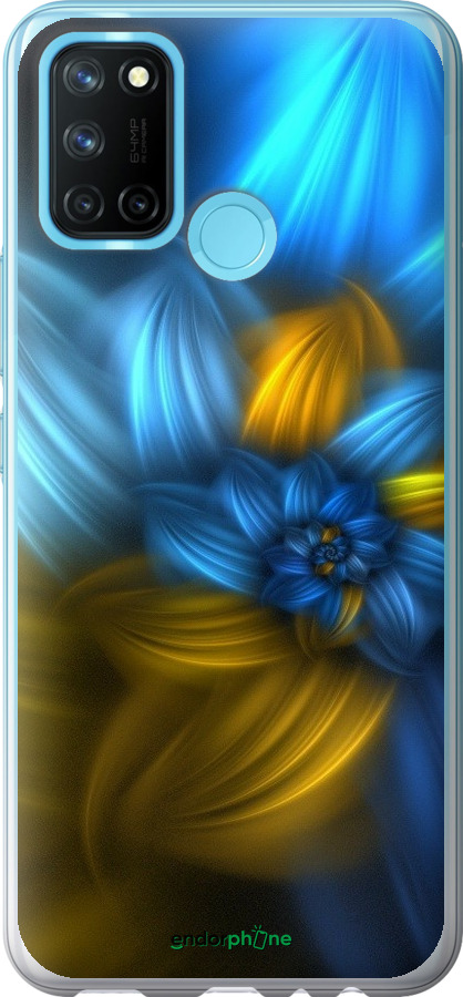 

Силіконовий чохол "Візерунок 46" для Realme C17, Синій