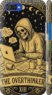 3D пластиковый матовый чехол The Overthinker для Realme C2 - 6774m-1852 изображение 