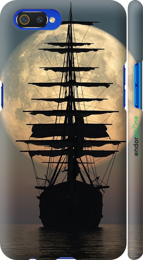 3D пластиковый матовый чехол Корабль для Realme C2 - 5998m-1852 изображение 