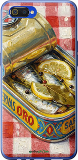 2D пластиковый чехол Vintage Sardine Tin Phone для Realme C2 - 6772t-1852 изображение 