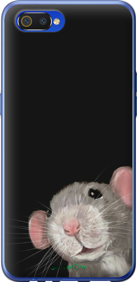 2D пластиковий чехол The Peeking Rat для Realme C2 - 6442t-1852 изображение 
