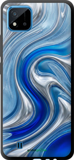 TPU чехол Liquid Chrome для Realme C20A - 6781b-2416 изображение 