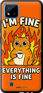 TPU чехол Funny Cat для Realme C20A - 6786b-2416 изображение 