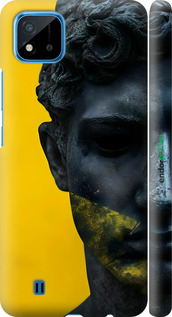 3D пластиковый матовый чехол Статуя арт для Realme C20A - 6330m-2416 изображение 
