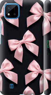 3D пластиковый матовый чехол 'Coquette Ribbons Dark Coquette' для Realme C11 2021 изображение 1