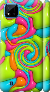 3D пластиковый матовый чехол Y2K Jelly Dream для Realme C20A - 6780m-2416 изображение 