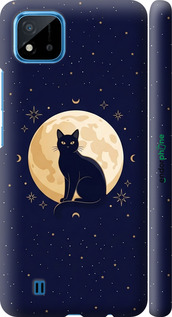 3D пластиковий матовий чохол 'Cute Cat Celestial/Witchy' для Realme C11 2021 зображення 3