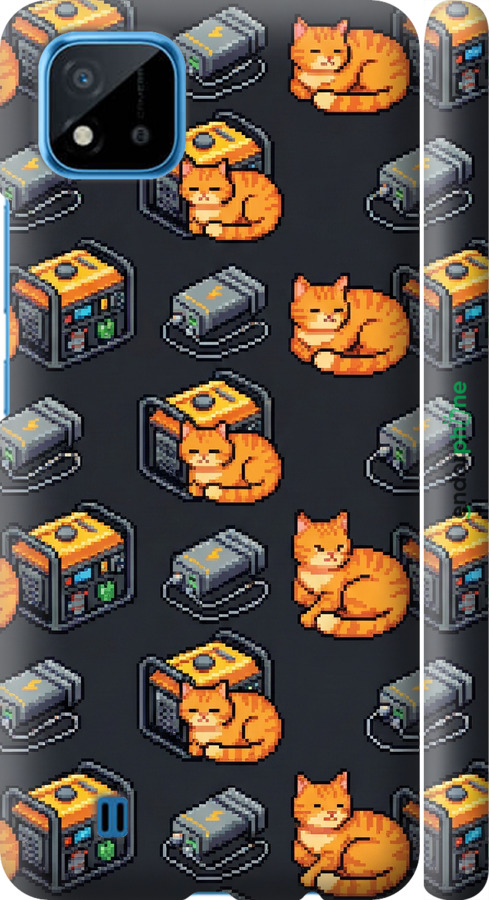 3D пластиковый матовый чехол Autonomous Zone для Realme C11 2021 - 6771m-2485 изображение 