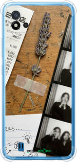 Силикон с усиленными углами чехол Aesthetic Scrapbook Collage для Realme C20A - 6773sp-2416 изображение 