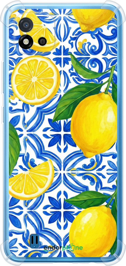 Силіконовий протиударний с посиленими кутами чехол Grocery Girl Italian Summer для Realme C11 2021 - 6766sp-2485 изображение 