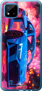 2D пластиковый чехол Ауди для Realme C20A - 6286t-2416 изображение 