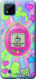 2D пластиковый чехол 'Y2K Aesthetic Retro Pet: Годуй мене кавою' для Realme C20A изображение 8