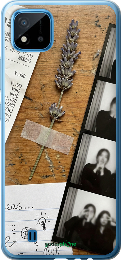 2D пластиковый чехол Aesthetic Scrapbook Collage для Realme C20A - 6773t-2416 изображение 