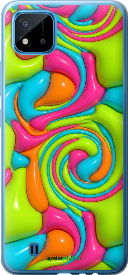 2D пластиковый чехол Y2K Jelly Dream для Realme C20A - 6780t-2416 изображение 