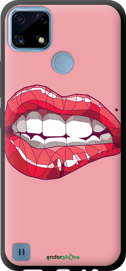 TPU чехол Sexy lips для Realme C21 - 4174b-2321 изображение 