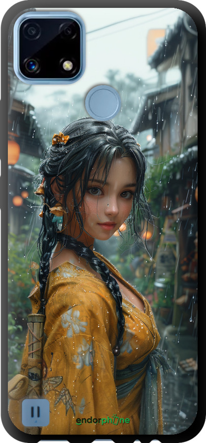 TPU чехол Anime-girl для Realme C21 - 6133b-2321 изображение 
