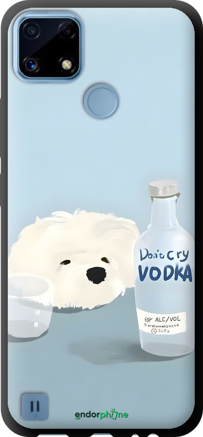 TPU чехол Пес водка для Realme C21 - 6368b-2321 изображение 