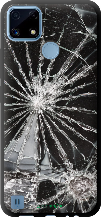 TPU чехол Glass для Realme C21 - 6608b-2321 изображение 