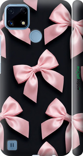 3D пластиковый матовый чехол 'Coquette Ribbons Dark Coquette' для Realme C21 изображение 1