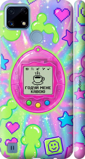 3D пластиковый матовый чехол 'Y2K Aesthetic Retro Pet: Годуй мене кавою' для Realme C21 изображение 9