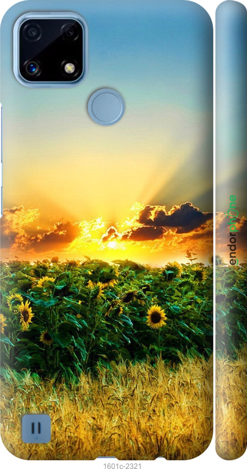 

3D пластиковий матовий чохол "Україна" для Realme C21