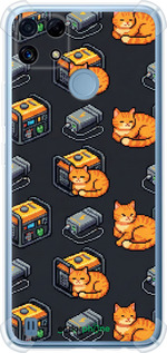 Силикон с усиленными углами чехол Autonomous Zone для Realme C21 - 6771sp-2321 изображение 