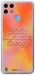 Силикон с усиленными углами чехол Aura Gradient Main Character Energy Aesthetic Y2K для Realme C21 - 6783sp-2321 изображение 