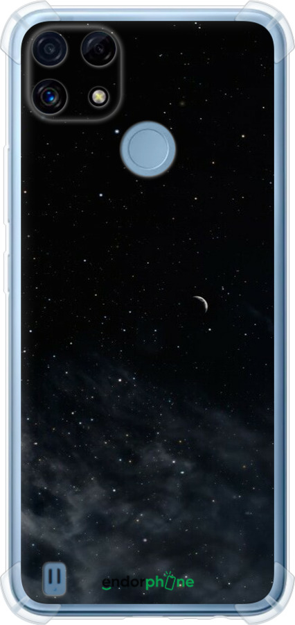 Силикон с усиленными углами чехол Ночное небо для Realme C21 - 6451sp-2321 изображение 