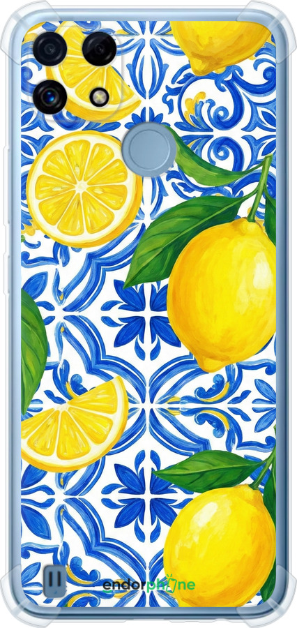 Силикон с усиленными углами чехол Grocery Girl Italian Summer для Realme C21 - 6766sp-2321 изображение 