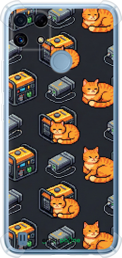 Силикон с усиленными углами чехол Autonomous Zone для Realme C21 - 6771sp-2321 изображение 