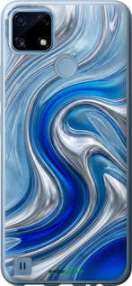 Силіконовий чехол Liquid Chrome для Realme C21 - 6781u-2321 изображение 