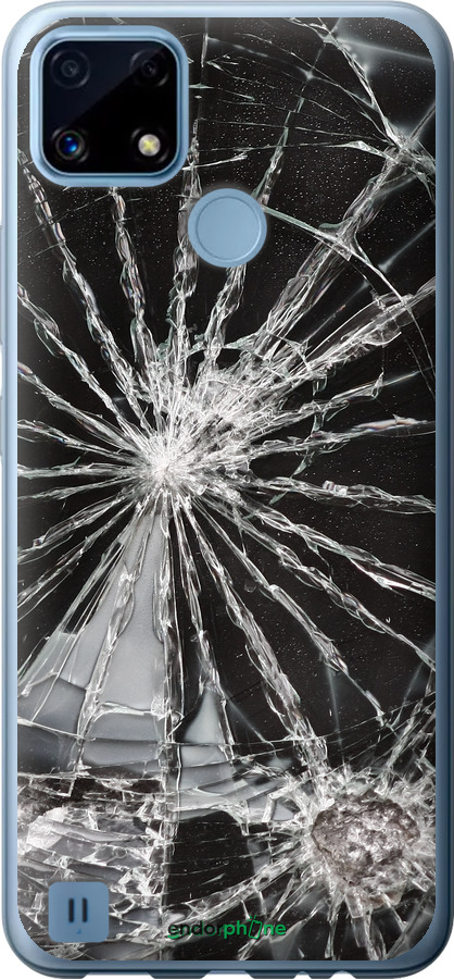 Силиконовый чехол Glass для Realme C21 - 6608u-2321 изображение 