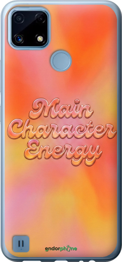 Силиконовый чехол Aura Gradient Main Character Energy Aesthetic Y2K для Realme C21 - 6783u-2321 изображение 