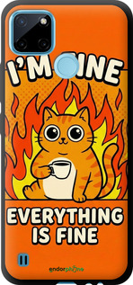 TPU чехол Funny Cat для Realme C21Y - 6786b-2472 изображение 