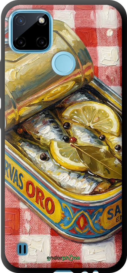 TPU чехол Vintage Sardine Tin Phone для Realme C25Y - 6772b-2553 изображение 