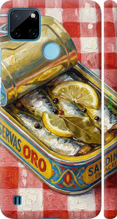 3D пластиковый матовый чехол 'Vintage Sardine Tin Phone' для Realme C25Y изображение 11