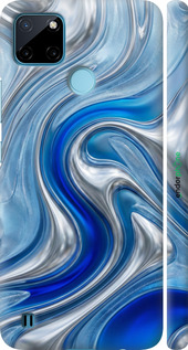 3D пластиковий матовий чехол Liquid Chrome для Realme C25Y - 6781m-2553 изображение 