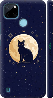 3D пластиковый матовый чехол Cute Cat Celestial/Witchy для Realme C25Y - 6787m-2553 изображение 